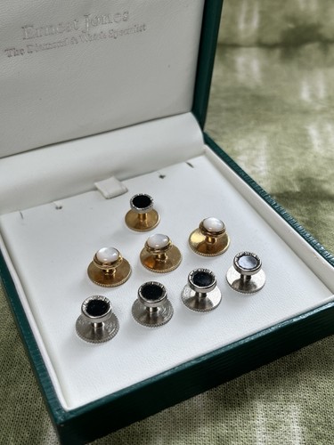Vintage tuxedo shirt studs - vintage,