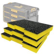 Shadow Foam DeWalt ToughSystem 2.0 3 Drawer Foam Insert Cut and Peel 30 To 50mm