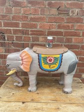 Large Wooden Elephant folk art maybe Indian 