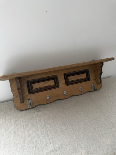 Vintage wooden wall mounted - wall,