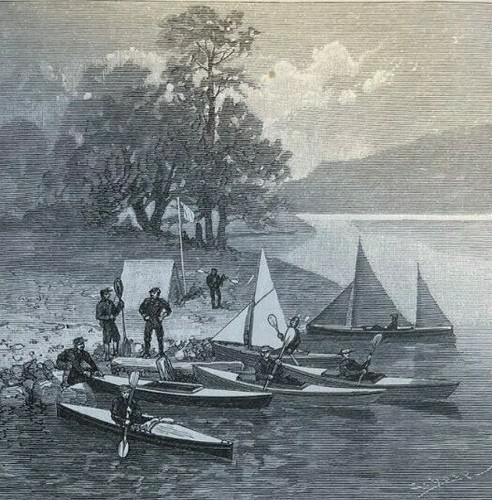 1880 cruising canoe - cruising, and