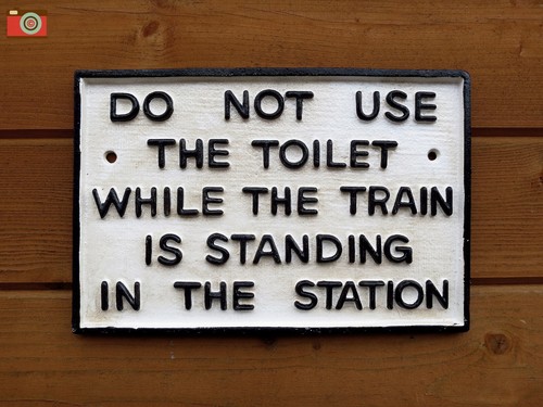 Railway cast iron toilet - cast,