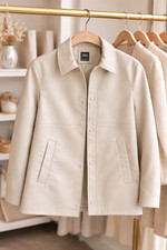 Zara button-up faux leather