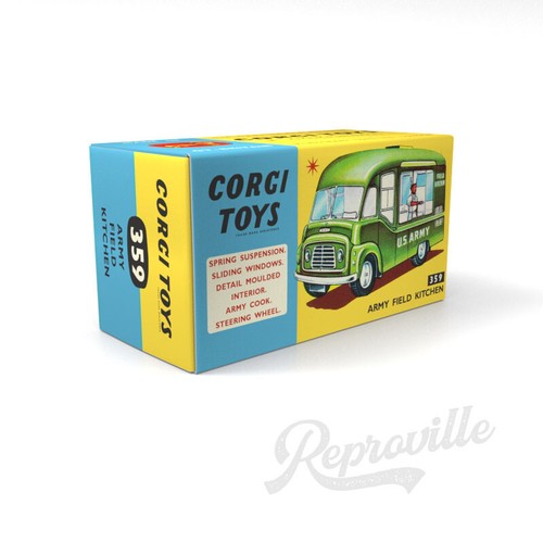 Repro box for corgi 359 - for,