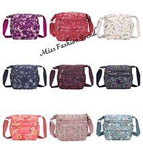 Ladies Super lightweight waterproof crossbody bag with adjustable shoulder strap
