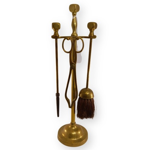 Vintage brass fireplace - vintage,