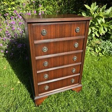 Small vintage bedside mahogany - vintage,