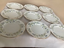 Duchess Harebell 9 Tea Plates