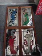 Rare Vintage 1970's Framed Set