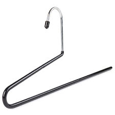 The Hanger Store™ Non-Slip Trouser Bar Coat Hangers, Metal with Rubber Coating