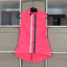 Rapha Cycling Brevet Gilet Vest Medium Hi Viz Pink Windstopper Running