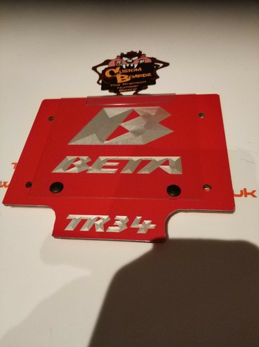 Trials front number board - board, beta