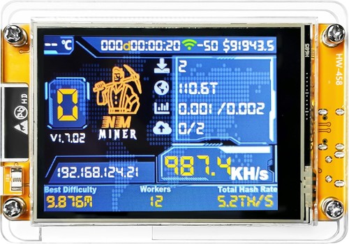 Nerdminer bitcoin miner - v2,