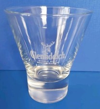 Vintage Glenfiddich Clear Tumbler Single Malt Scotch Whiskey Glass Gift Logo 