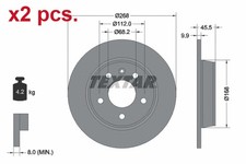 X2 PCS REAR BRAKE DISC ROTOS