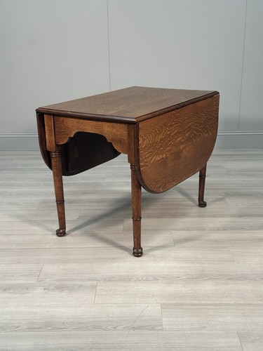 Antique oak drop leaf dining - antique,