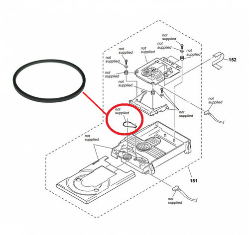 Dvd loading drive rubber - dvd,
