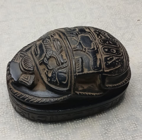 Rare egyptian scarab beetle - egyptian,