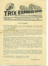 Trix Express Service Issue No