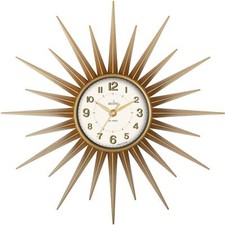 Acctim Stella 43cm Retro Sunburst Wall Clock For Home or Office