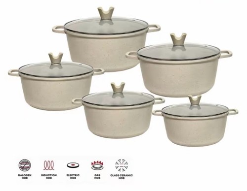 5pc die cast non stick - cast,