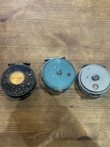 Vintage fly fishing reels - vintage, x3