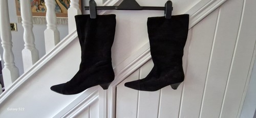 Mango black suede boots - ,, size