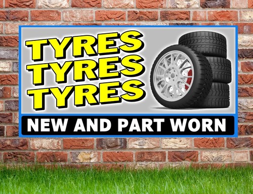 Tyre sign banner - banner, outdoor