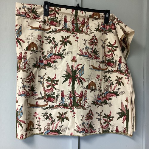 Remnant colorful toile design - remnant,