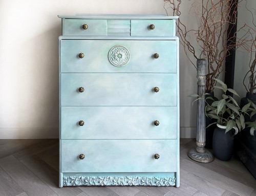 Vintage stag chest drawers - vintage, of