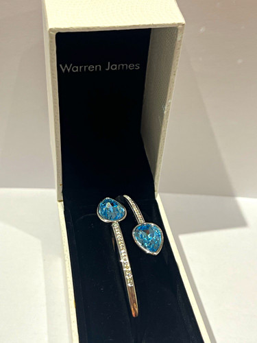 Warren james swarovski blue - james, swarovski®