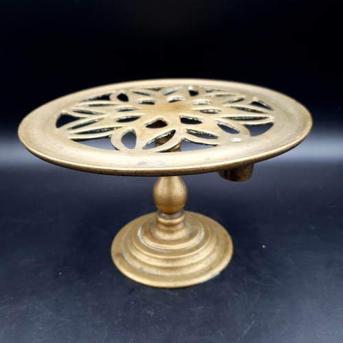 Antique solid brass stand - solid,