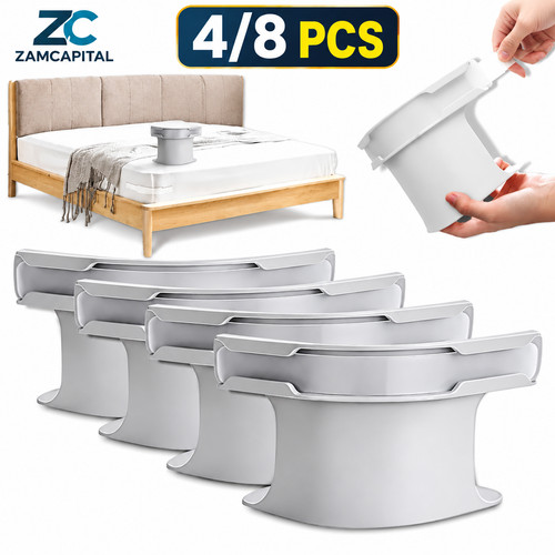 8pcs bed sheet - 4/8pcs, clips