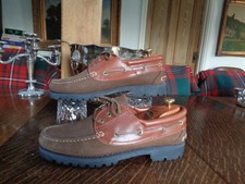 STERLING & HUNT  Leather Boat