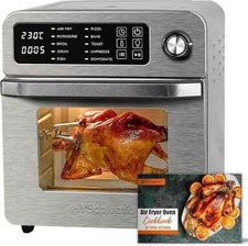 HYSapientia 15L Air Fryer Oven With Rotisserie Digital Knob 1800W 10in1 airfryer
