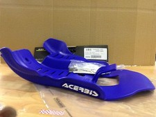 YAMAHA  YZ 250  2005-2024 ACERBIS MX PLASTIC SKID GLIDE PLATE SUMP GUARD BLUE