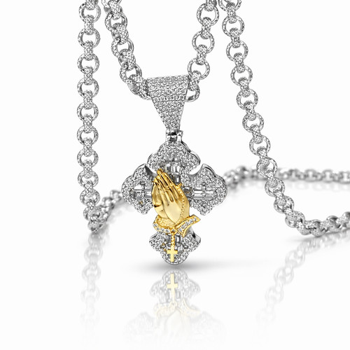 Silver layered iced - silver,