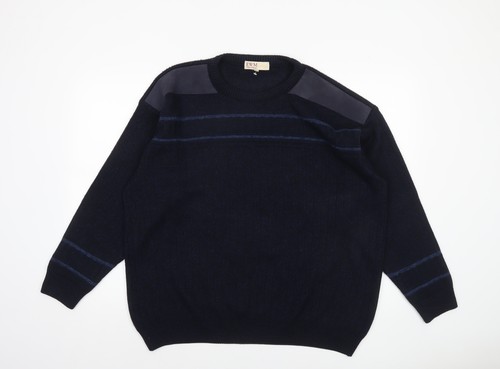 Ewm men blue suede shoulder - men's,