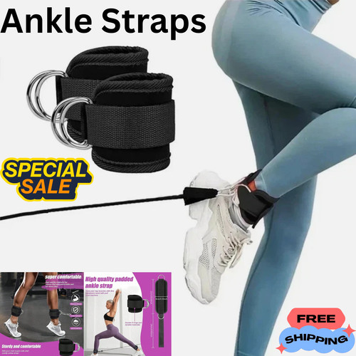Ankle straps for cable - ankle,