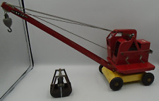 VINTAGE TRIANG LINES BROS JONES KL44 4 TON MOBILE CRANE & PRIESTMAN GRAB BUCKET