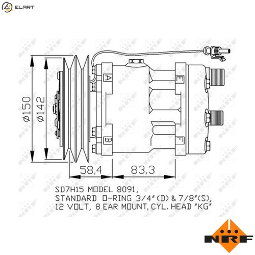 Compressor air conditioning - compressor,