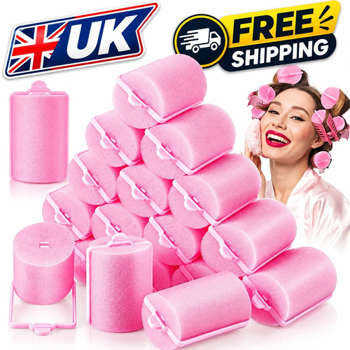10x foam hair rollers - rollers, soft
