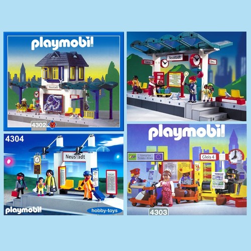 Playmobil train station - playmobil,