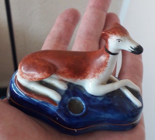 Staffordshire greyhound pen - greyhound,