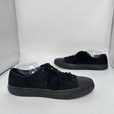 PF Flyers-Center Lo Black Canvas Sneaker Men 12 US