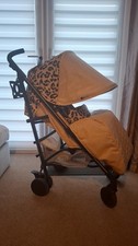 My Babiie MB51 Plus Stroller - Fawn Leopard