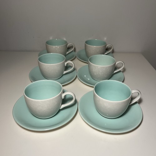 Poole pottery tea cups - x,