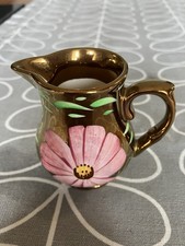 Wade Pottery Small Luster Jug With Pink Flower 🌸 Beautiful