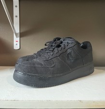 Stussy x Nike Air Force 1 Low Triple Black Size 11