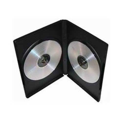 Slim black double dvd - slim,